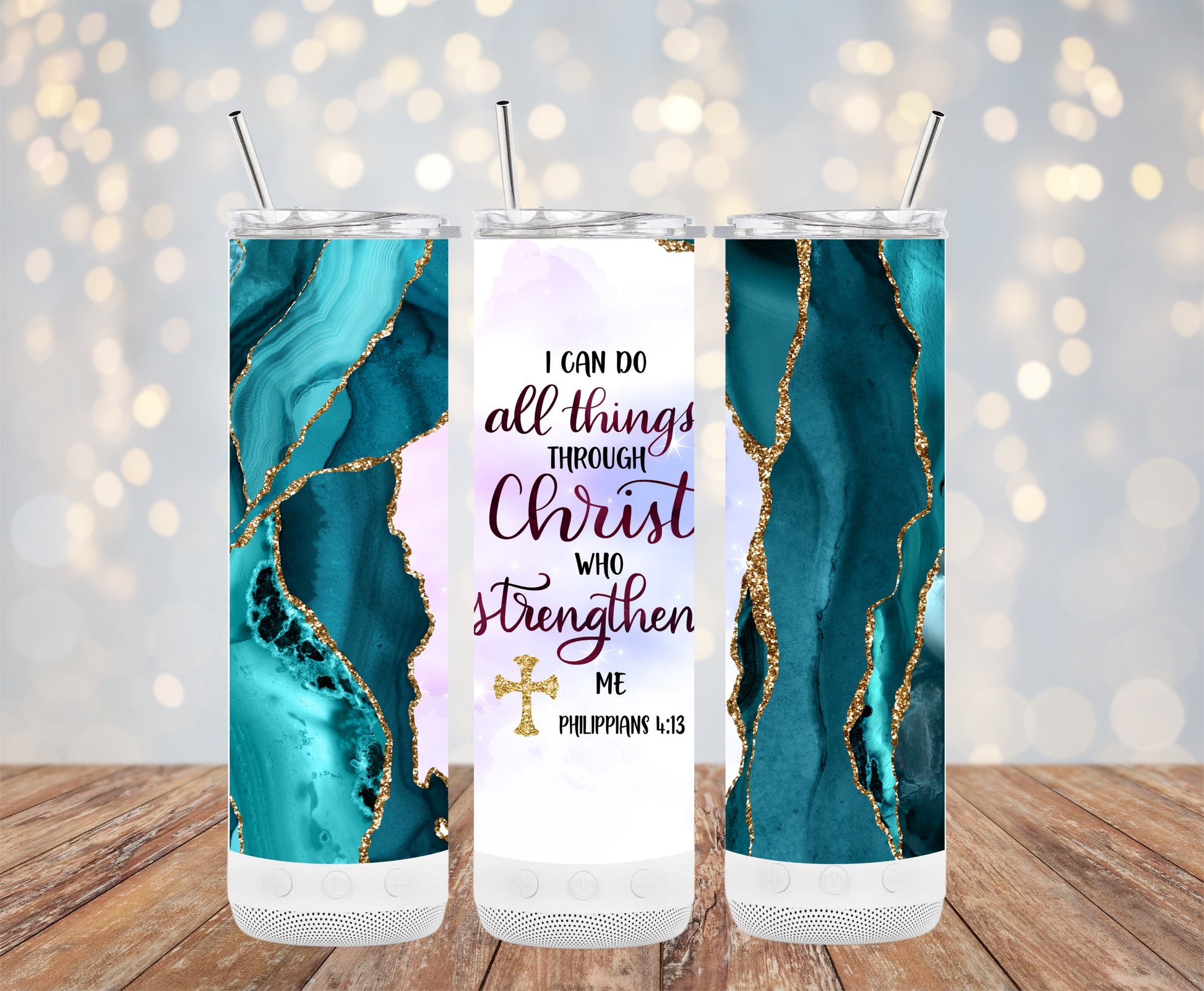 Inspirational Christian Quote Design Tumbler product