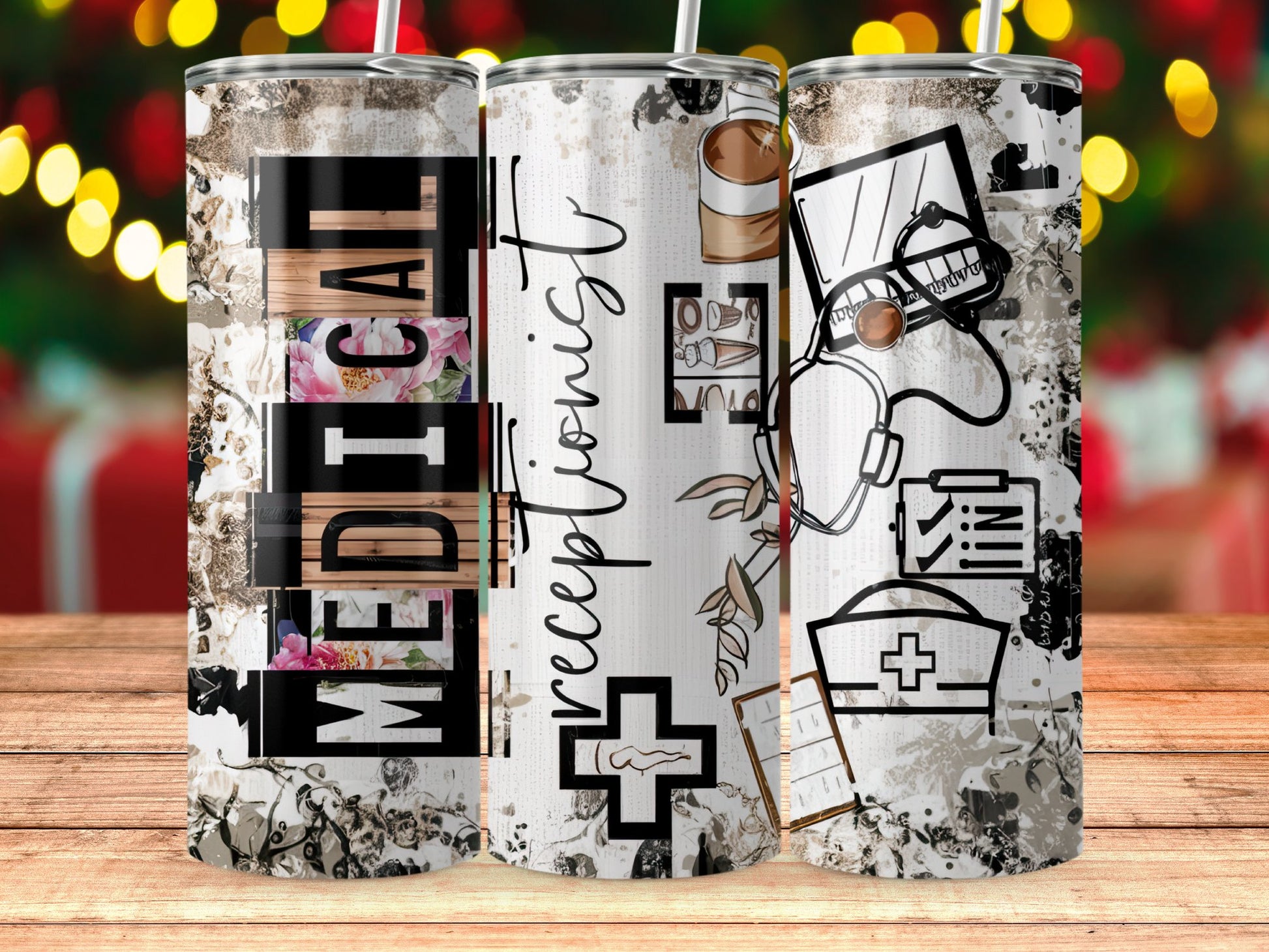 Creative Medical Receptionist Themed Tumbler Product