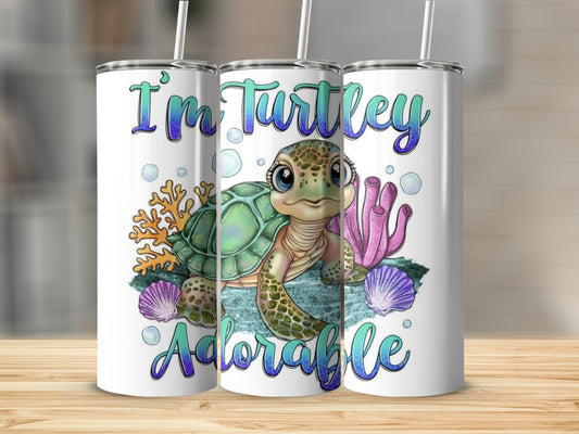 I'm Turtley Adorable Colorful Turtle product type