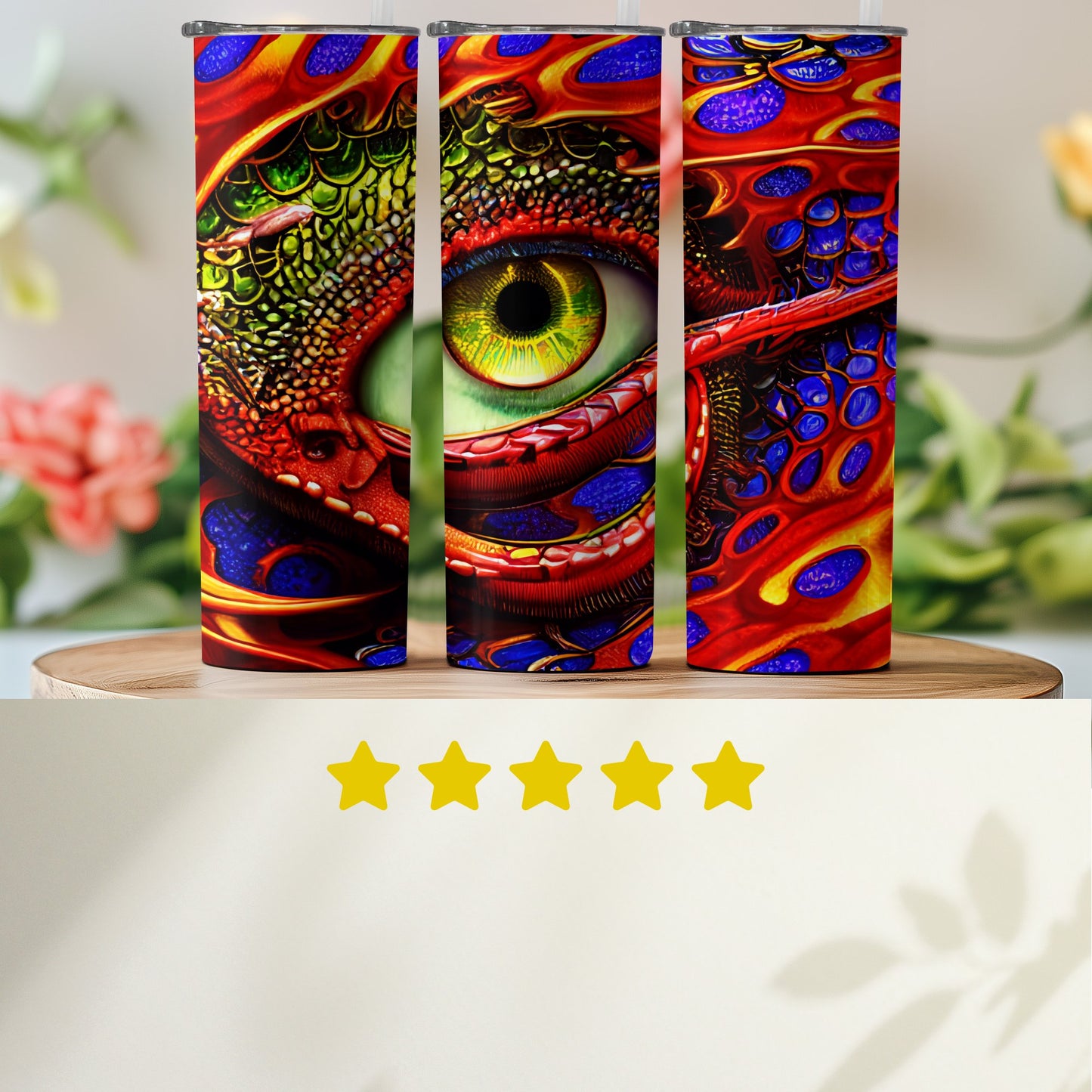 Eye-catching Dragon Eye Design Stainless Steel product