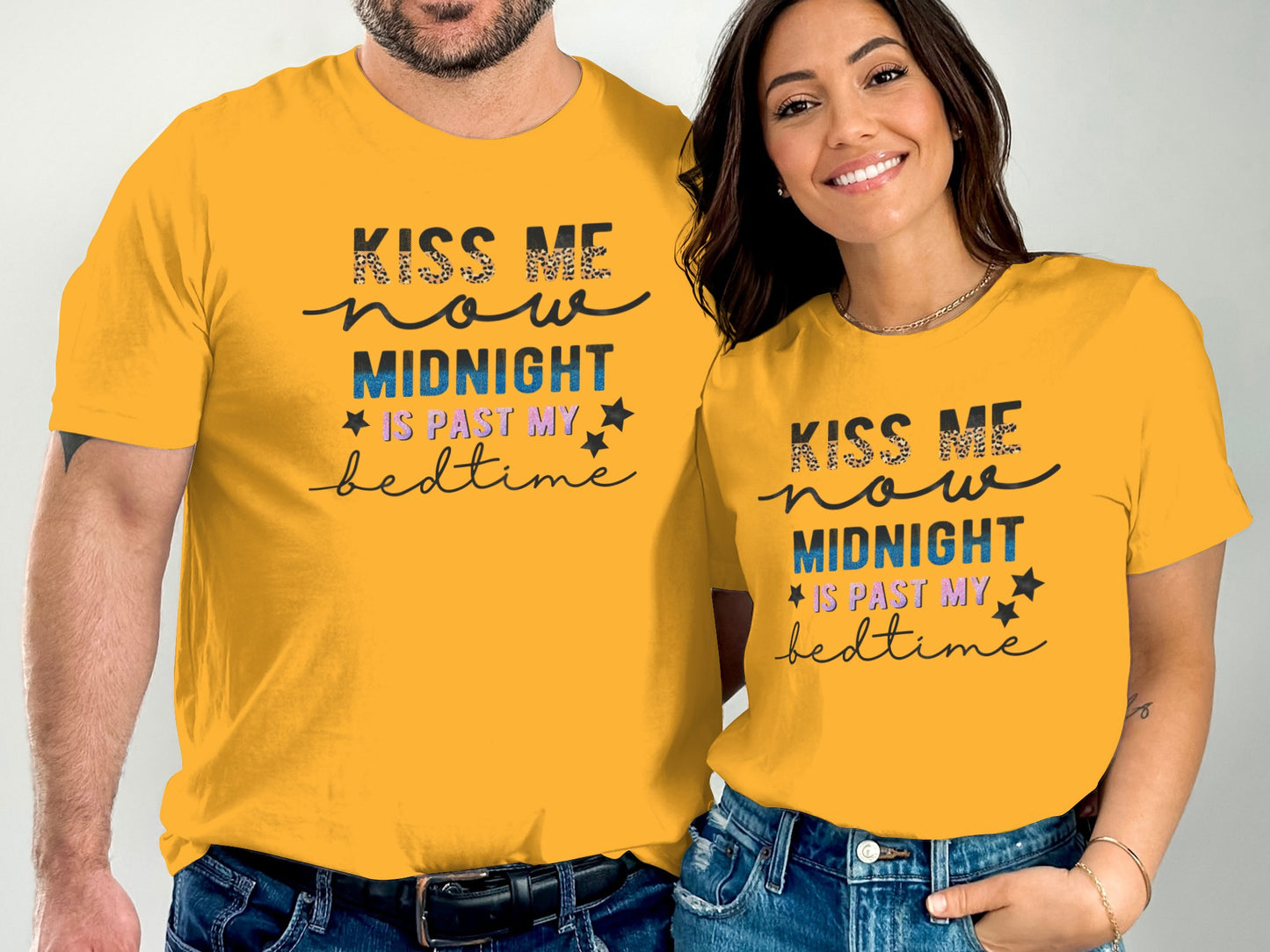 Kiss Me Now Midnight Is Past My Bedtime Shirt