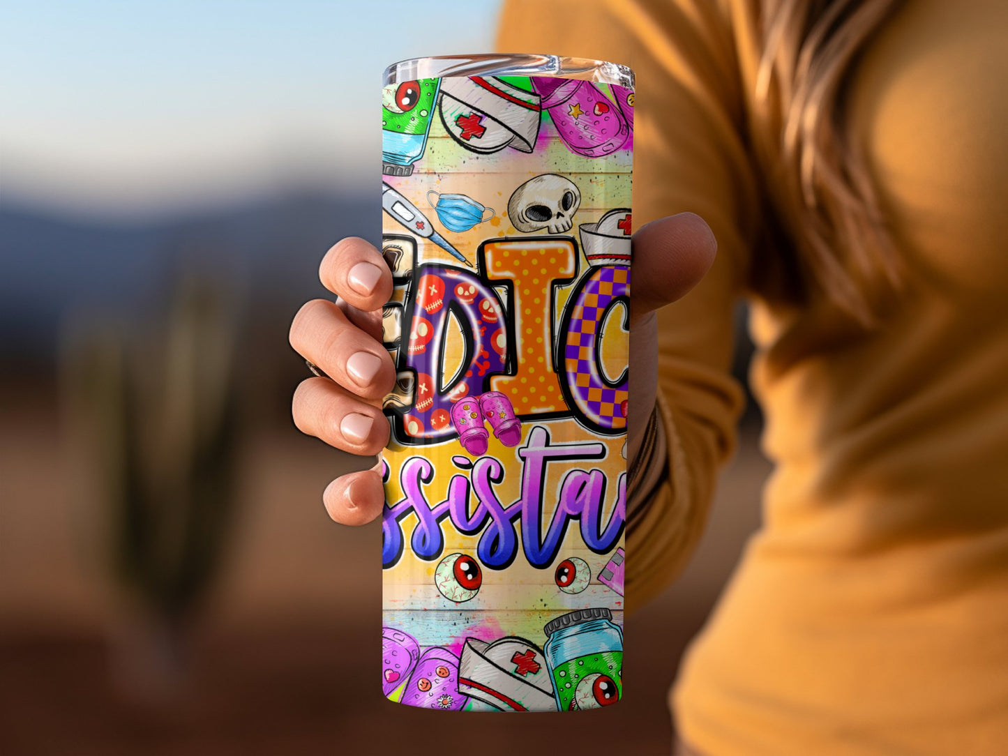 Colorful Artistic Design Tumbler Drinkware product type