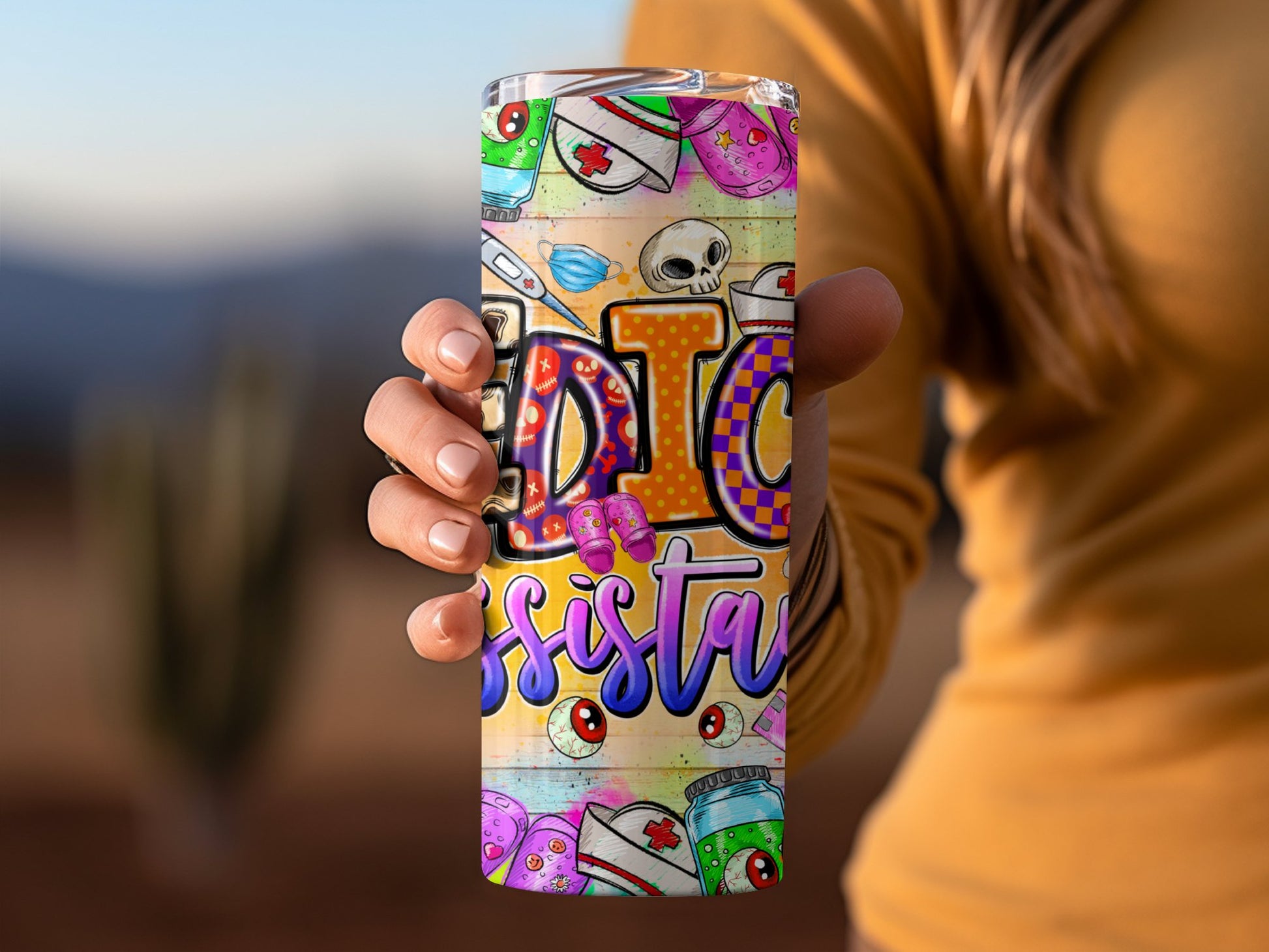 Colorful Artistic Design Tumbler Drinkware product type