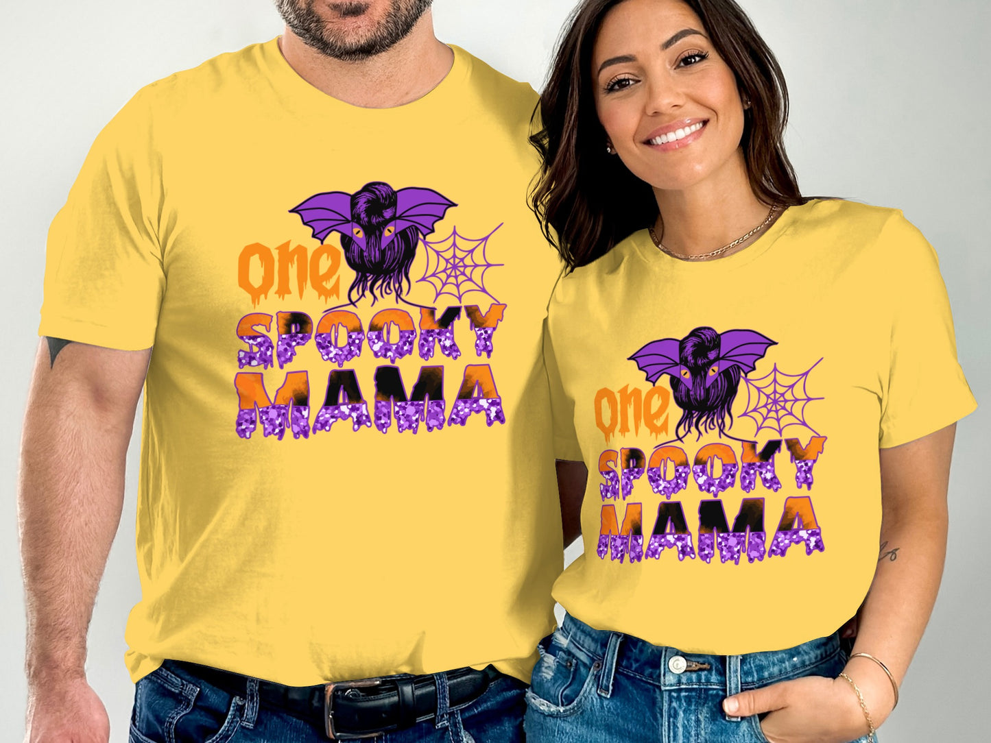 One Spooky Mama Bat Halloween Graphic Shirt product type
