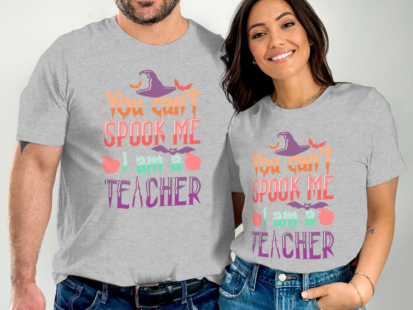 You Can't Spook Me I Am A Teacher Print Product Type