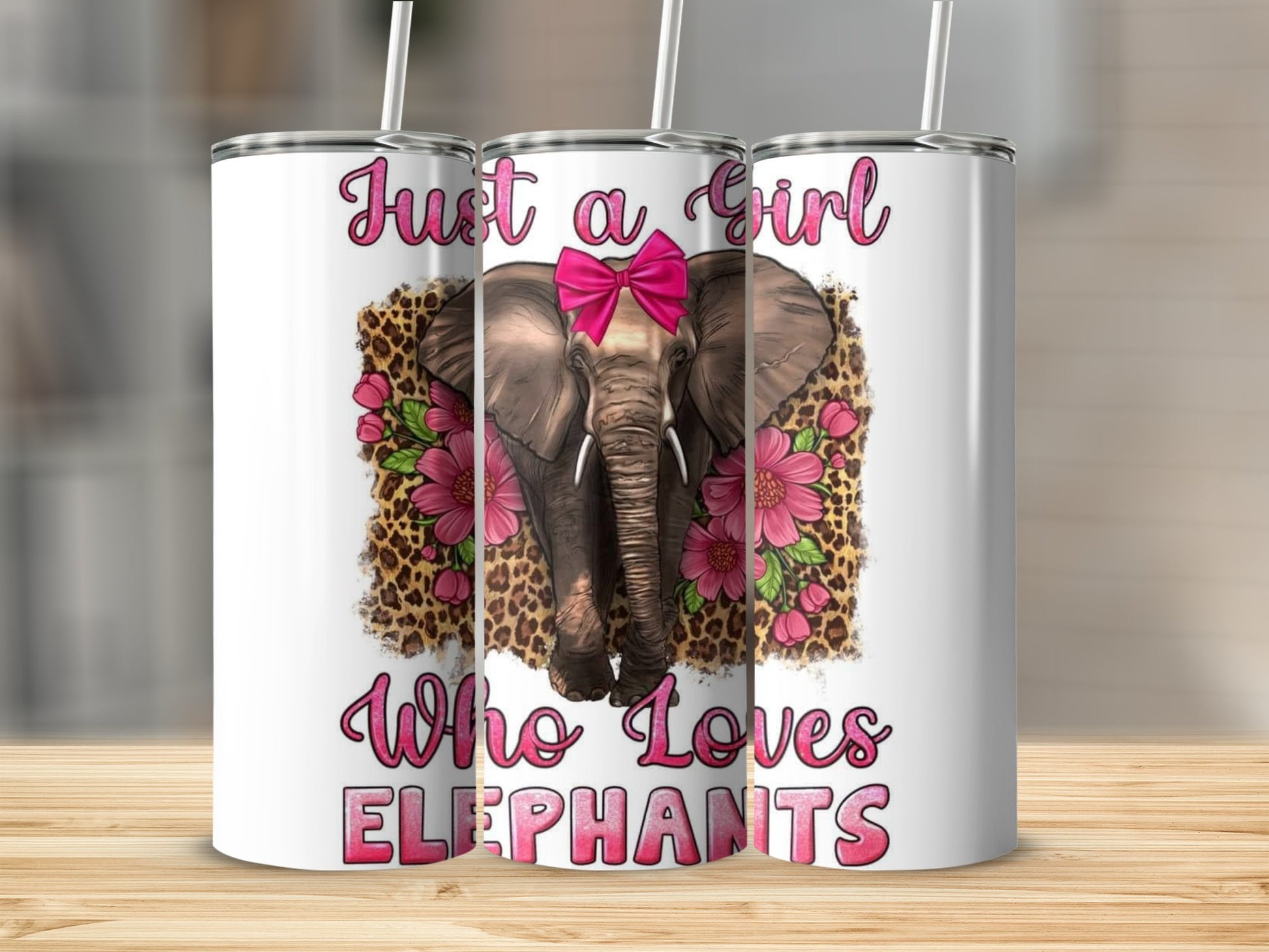 Just a Girl Who Loves Elephants tumbler product