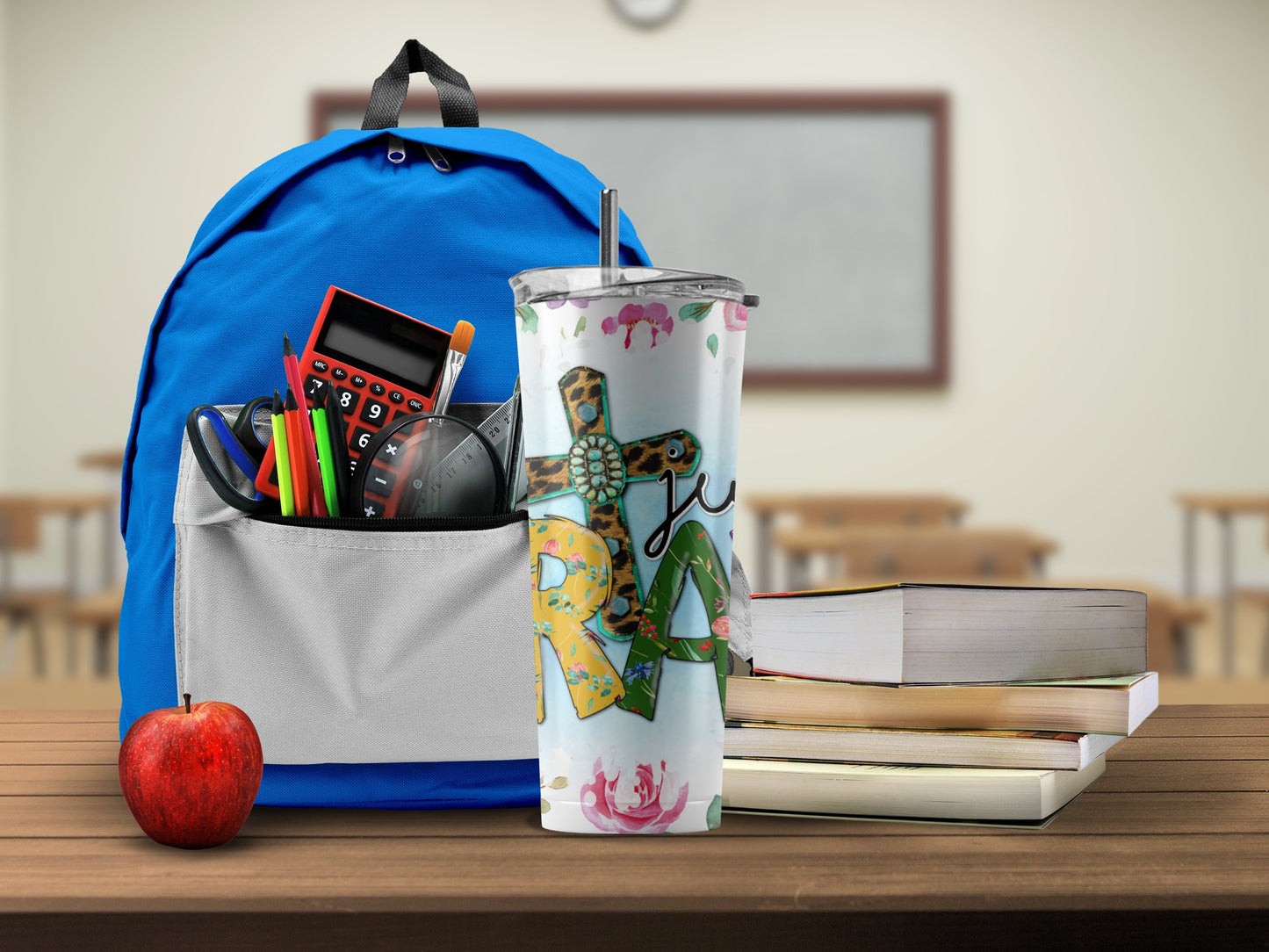 Educational Essentials with Blue Backpack product
