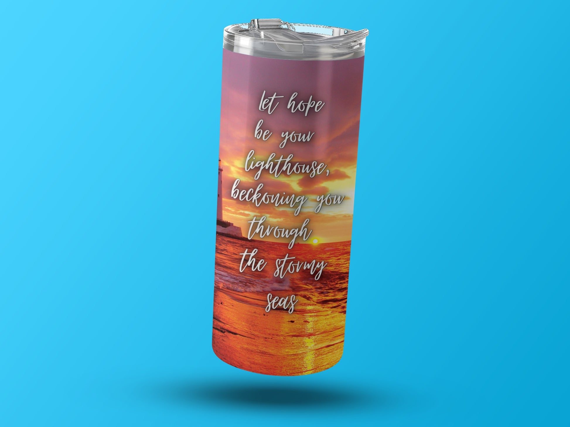 Inspirational Lighthouse Scene Tumbler product