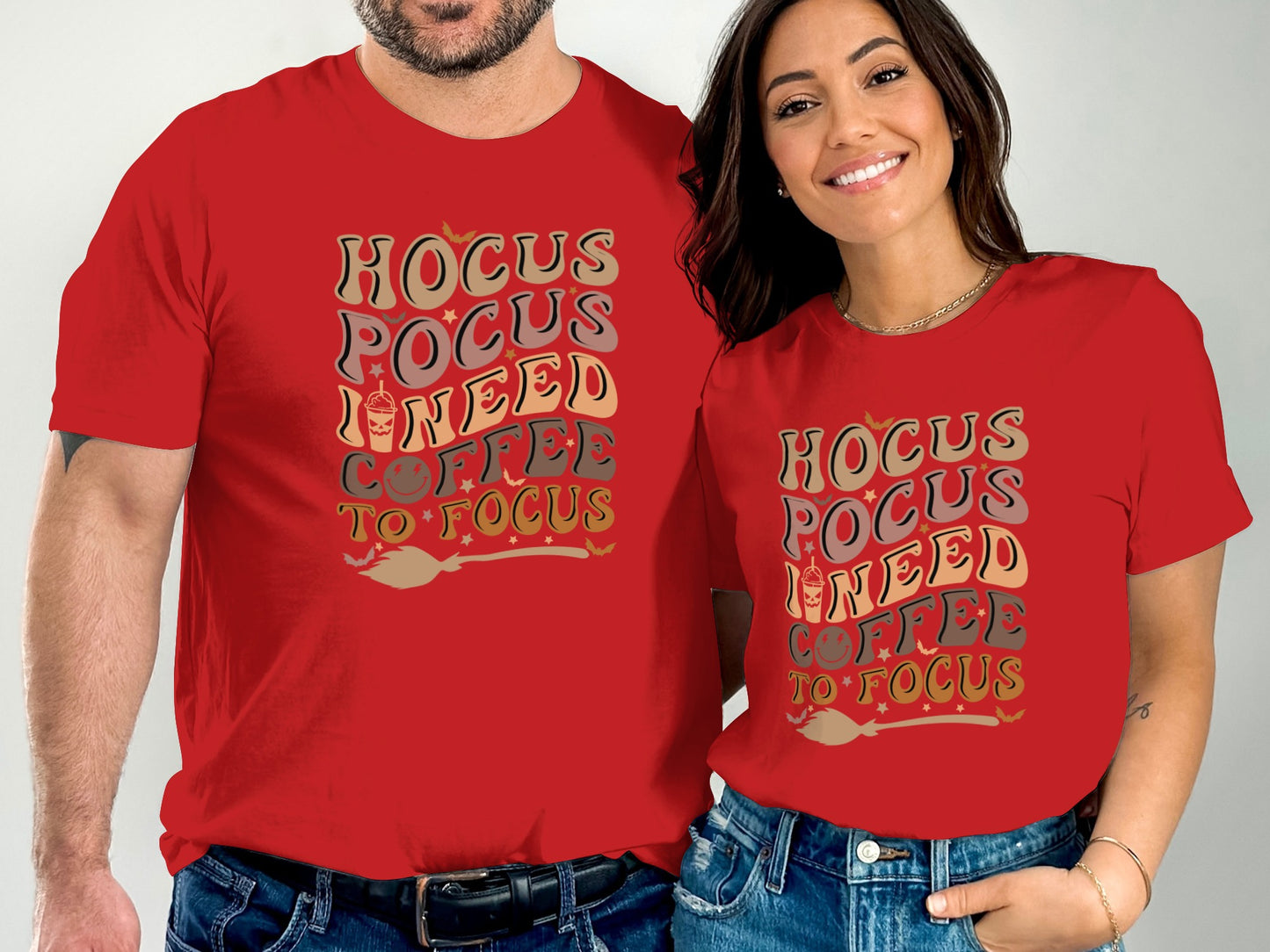 Hocus Pocus I Need Coffee To Focus Graphic Shirt product type