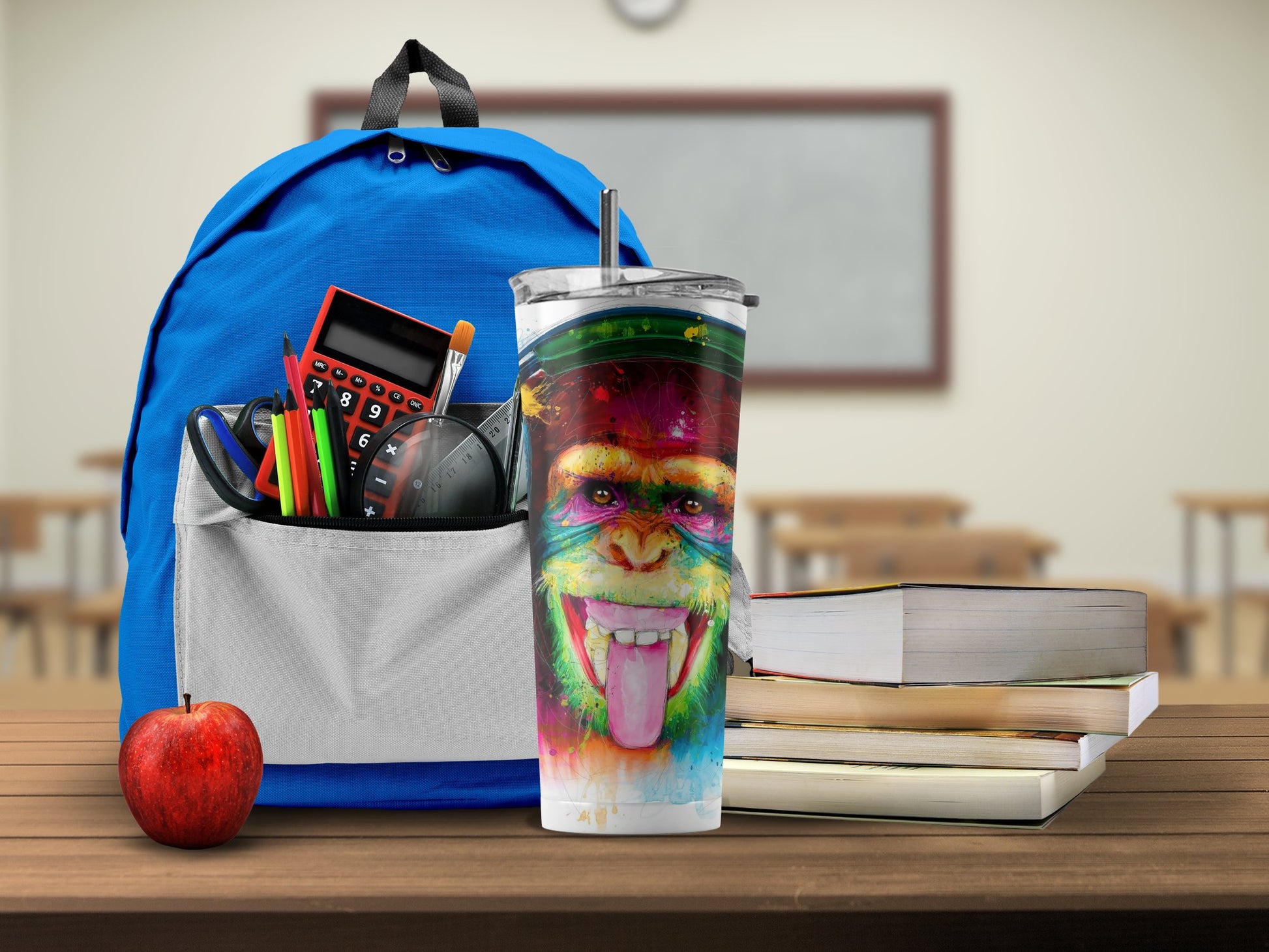 Colorful Monkey Tumbler for Vibrant Drinkware product
