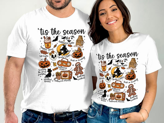 Festive Halloween Themed Tis The Season T-Shirt product type