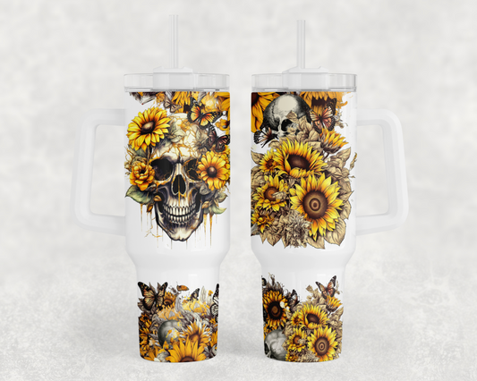 Skull Sun 90627  40 oz Tumbler