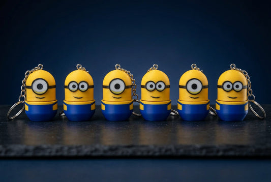Minion Clicker Keychain – 3D Printed Fidget