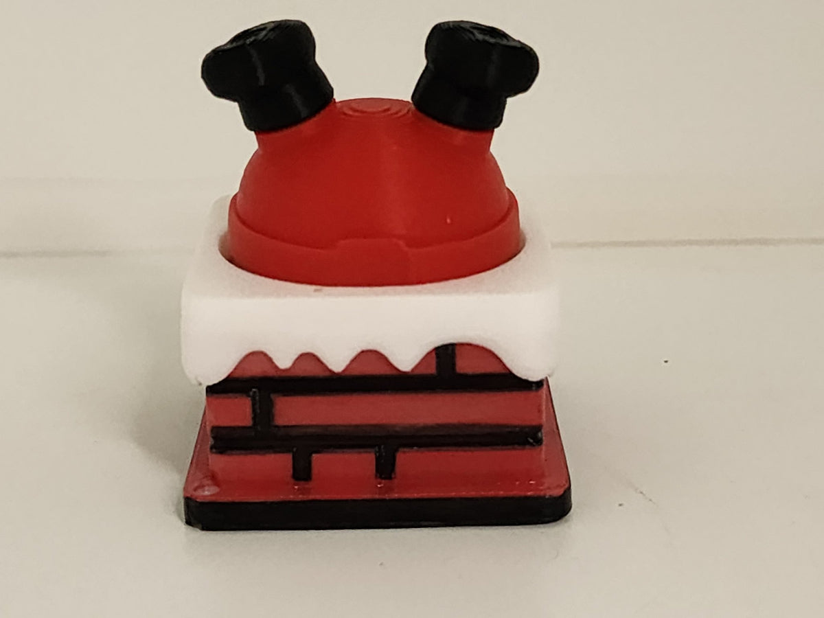 Santa Chimney Clicker – 3D Printed Christmas Fidget