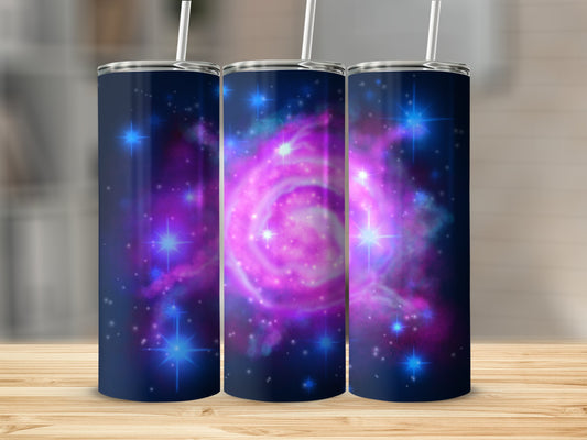 Vivid Cosmic Galaxy Print for Stylish Travel Mug product