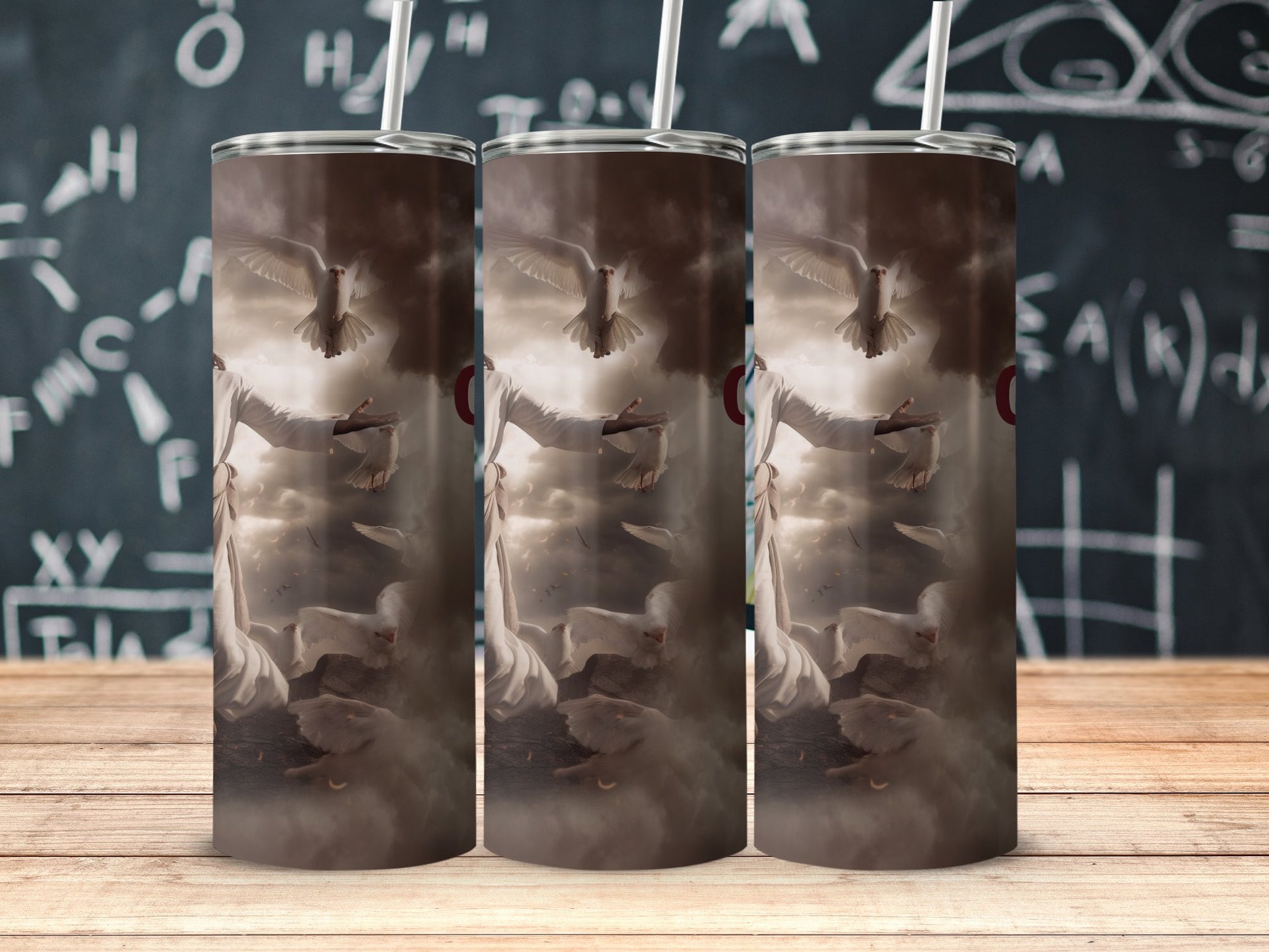 Reusable Insulated Divine Peace Travel Tumbler product