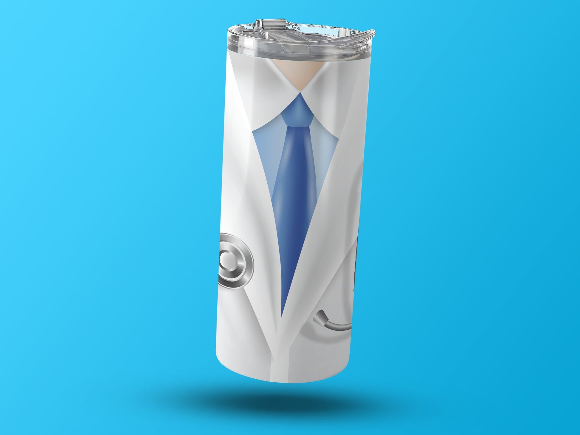 Doctor and Stethoscope Graphic Travel Mug product