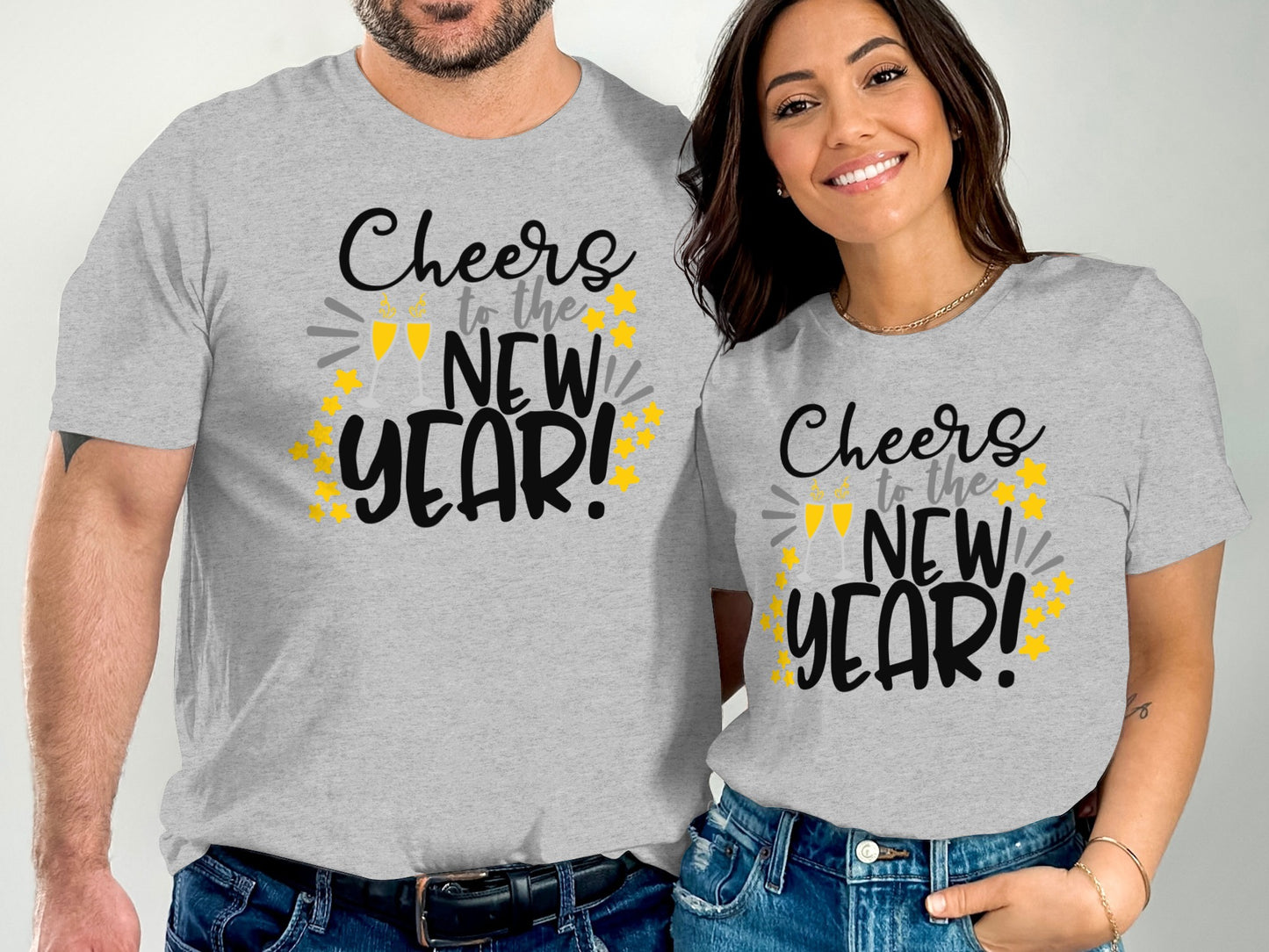 Cheers to the New Year Graphic T-Shirt product