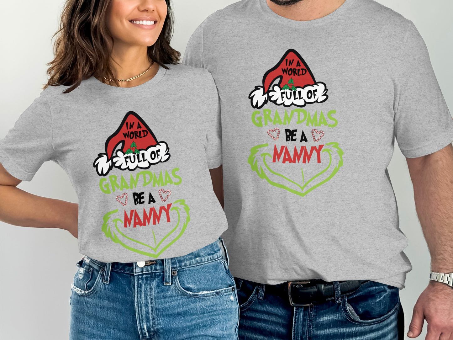 In A World Full Of Grandmas Be A Nammy T-shirt