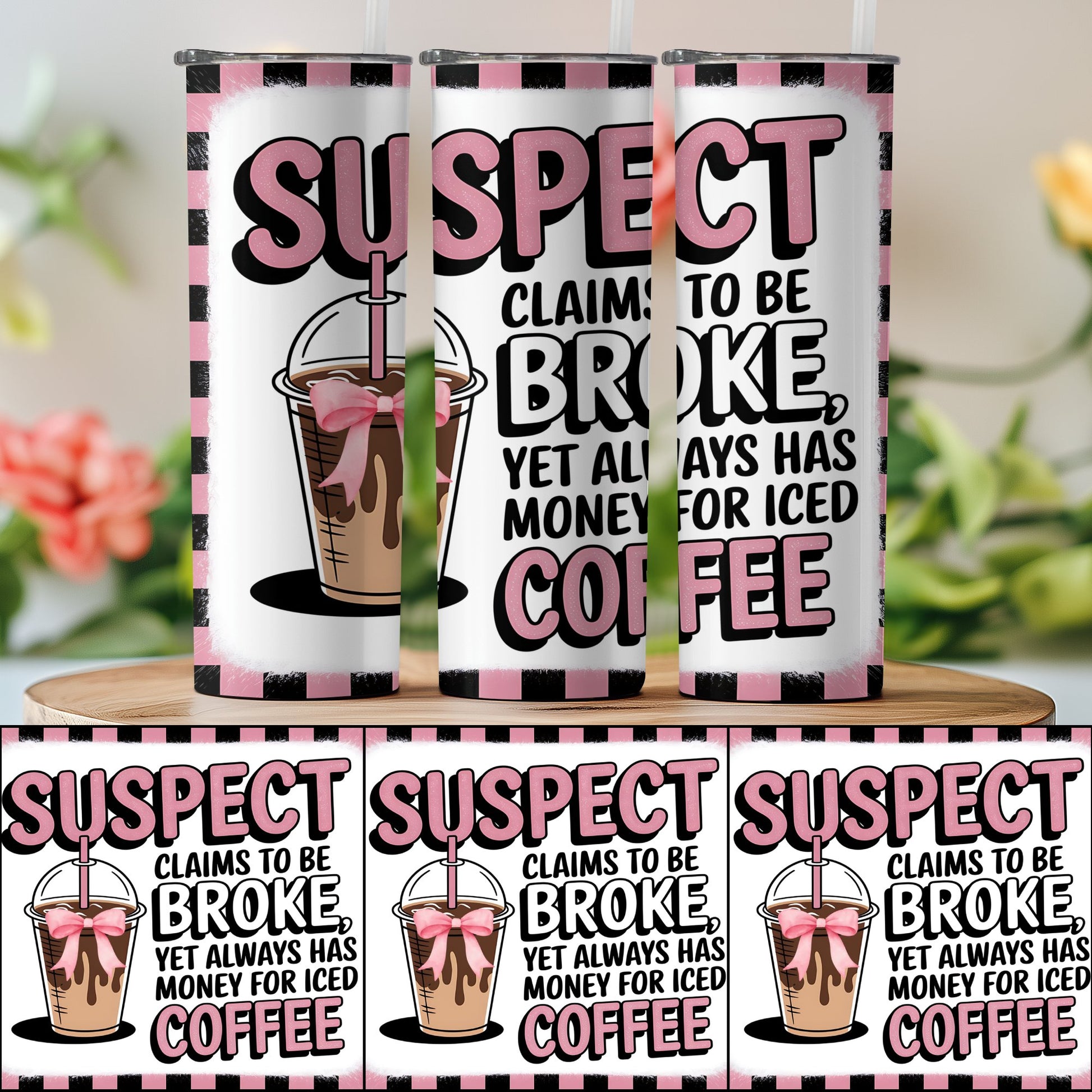 Suspect Claims To Be Broke Always Money For Iced Coffee product