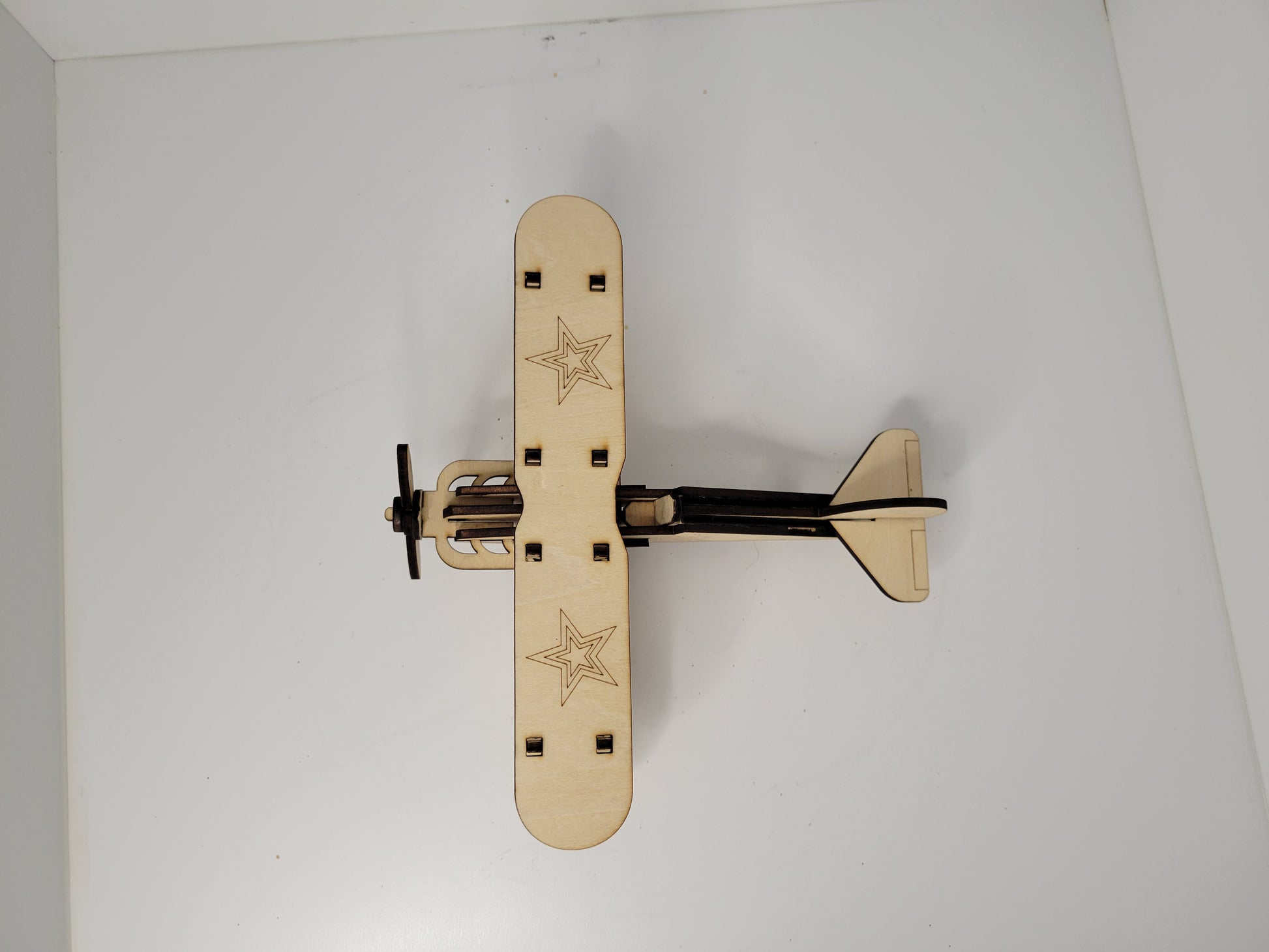 Wooden Antique Model Airplane Decorative Collectible