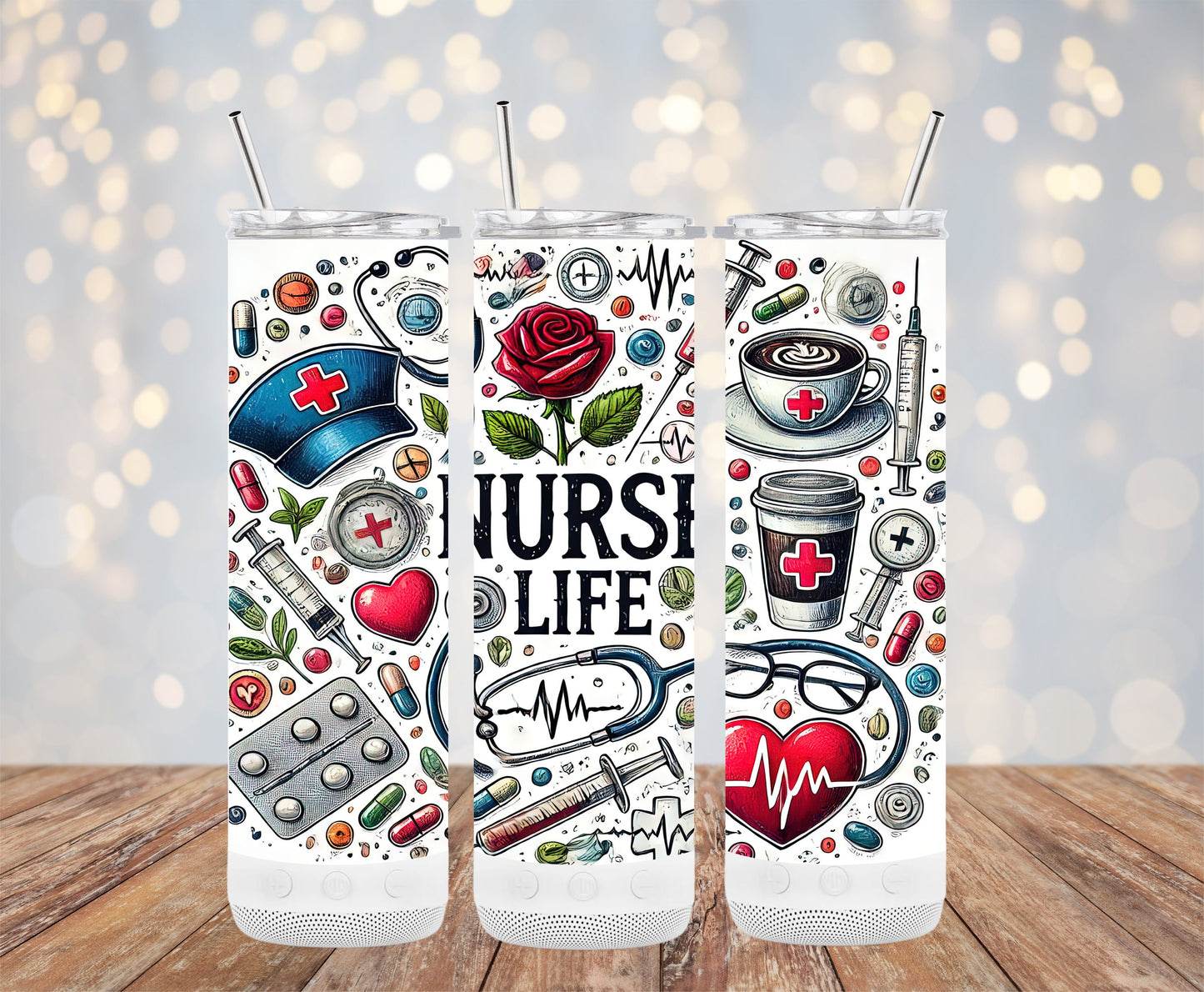 Nurse Life Medical Themed Stainless Steel Tumbler product