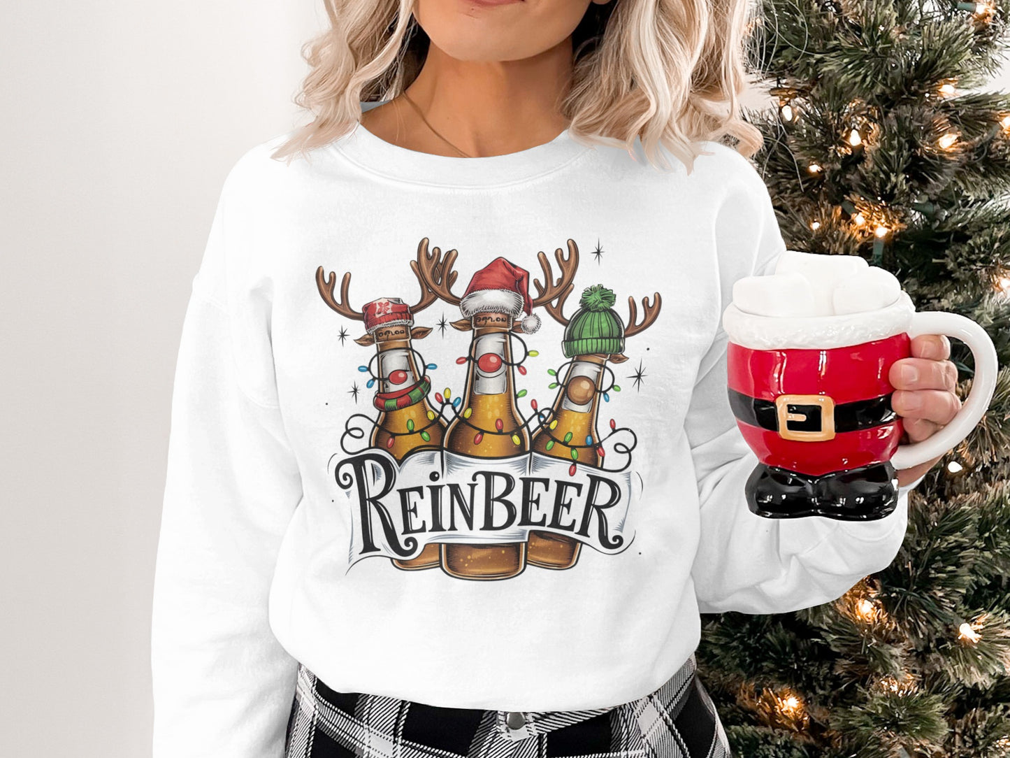 Funny Christmas ReinBeer Shirt Holiday Party Apparel