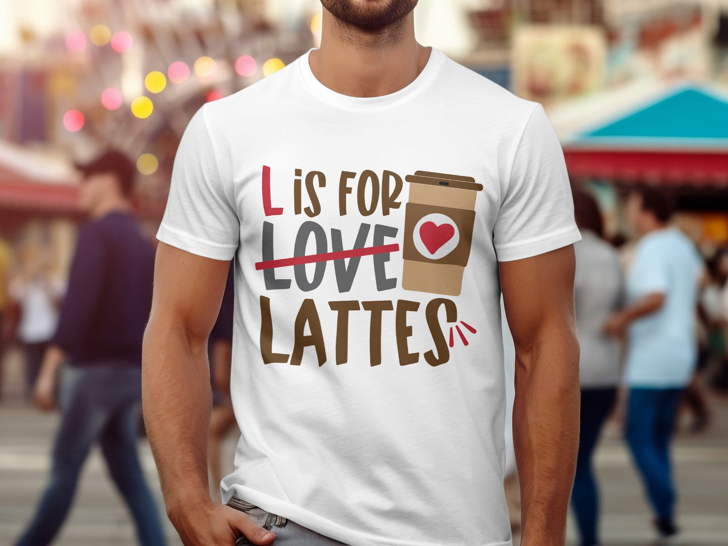 L is for Lattes T-shirt