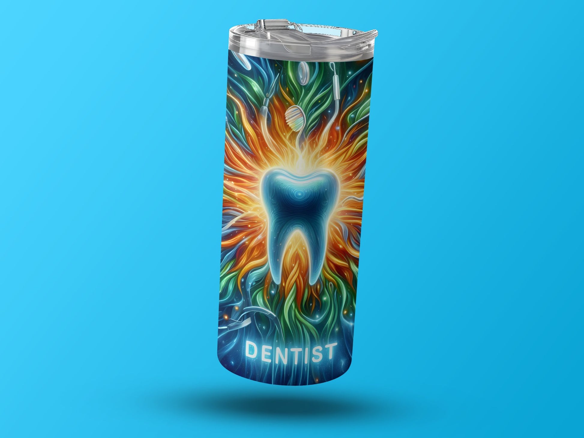 Vibrant Dentist Art Tumbler Perfect Drinkware Product Type