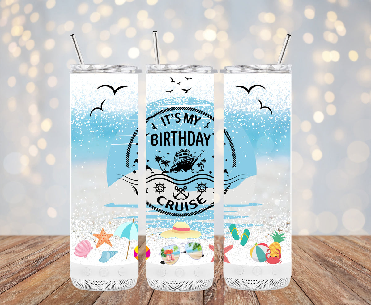It's My Birthday Cruise Themed Tumbler product