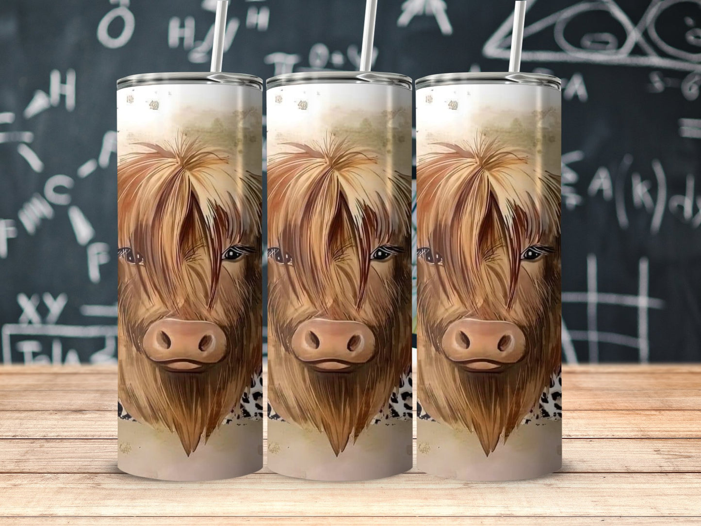 Highland Cow Tumbler Insulated Drinkware Product
