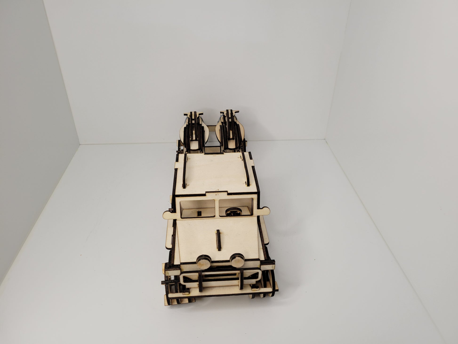 Intricately Detailed Model Fire Truck for Enthusiasts