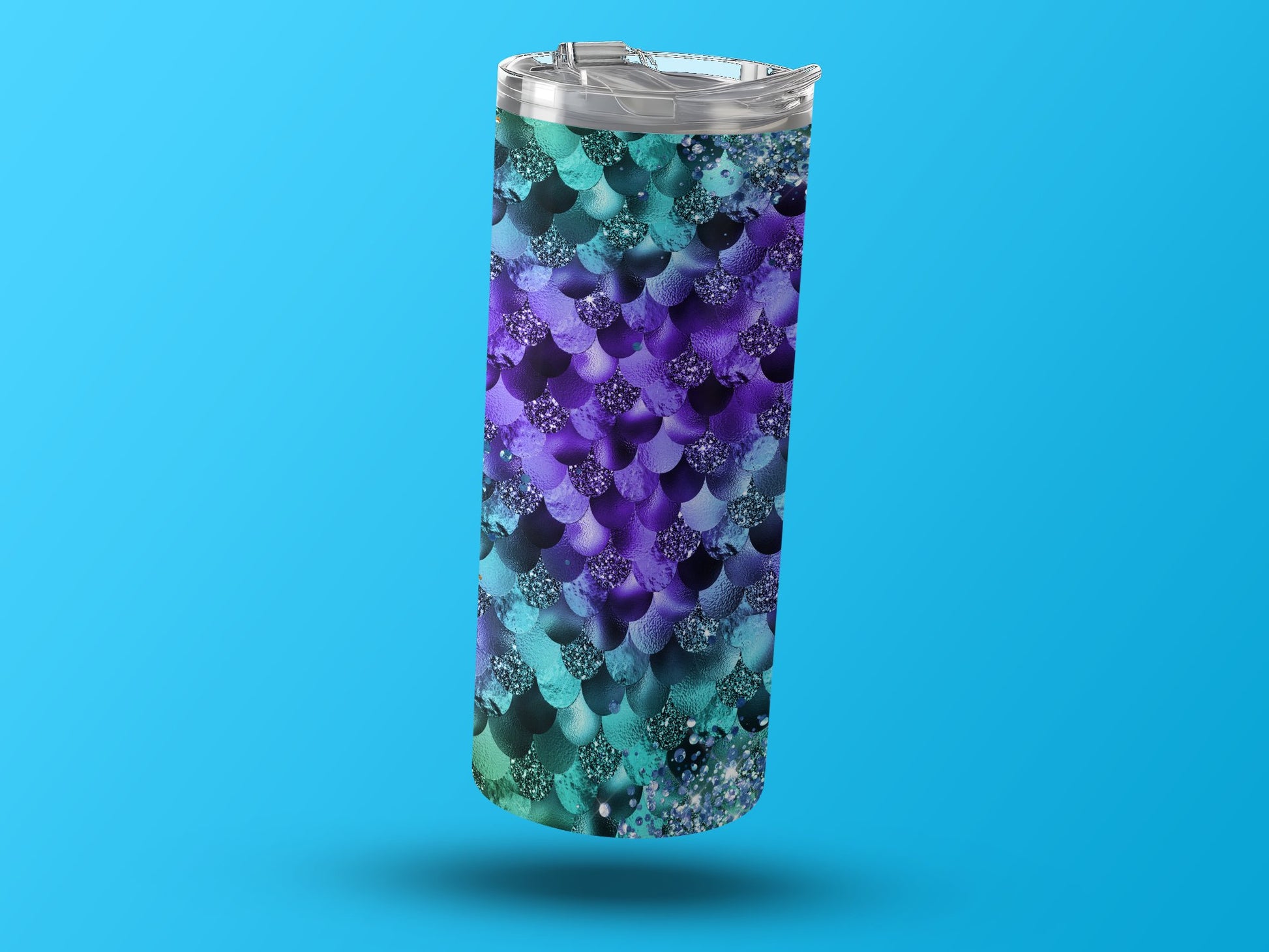 Colorful Scaled Design Insulated Tumbler Product