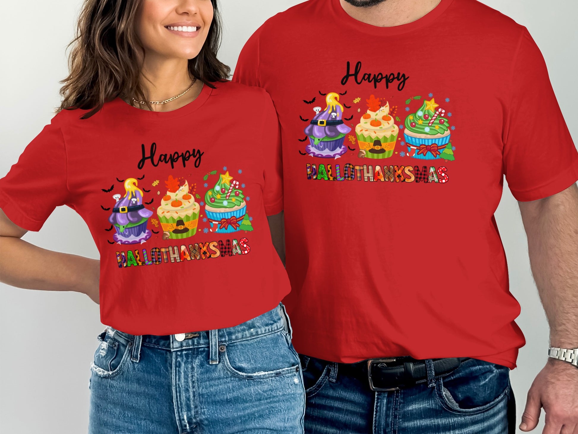Happy Hallothanksmas Shirt for Festive Celebrations