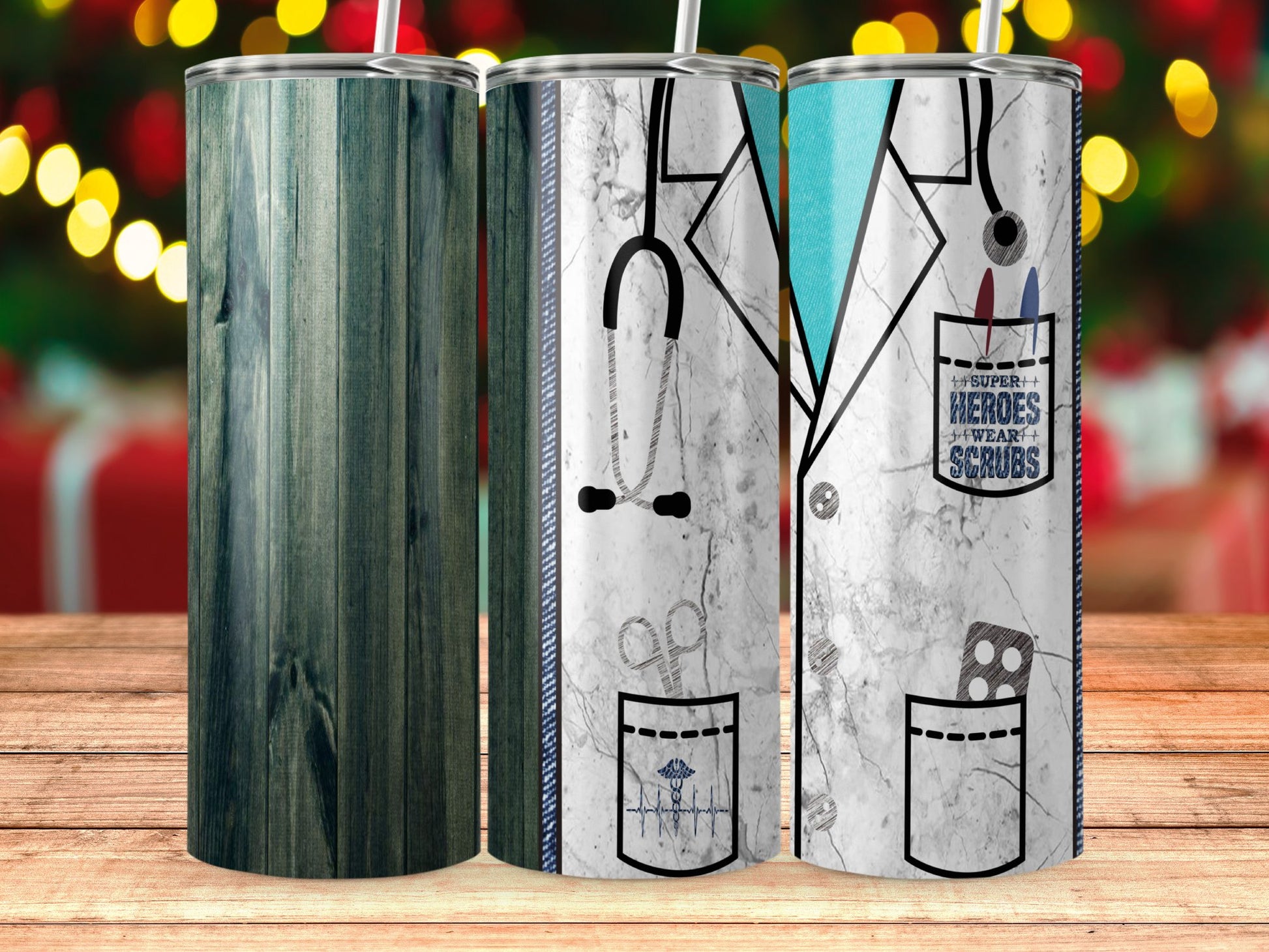 Stylish Custom Christmas Themed Tumbler product