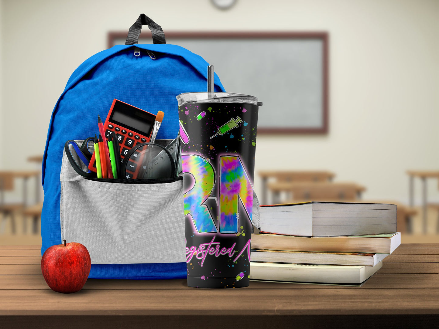 Colorful RN Insulated Tumbler for Nurses product