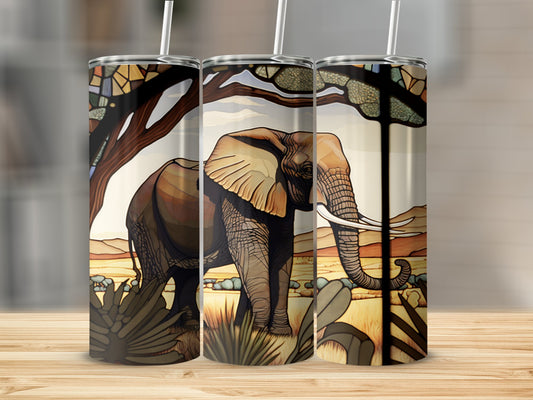 Stunning Elephant in Widespread Nature Tumbler product