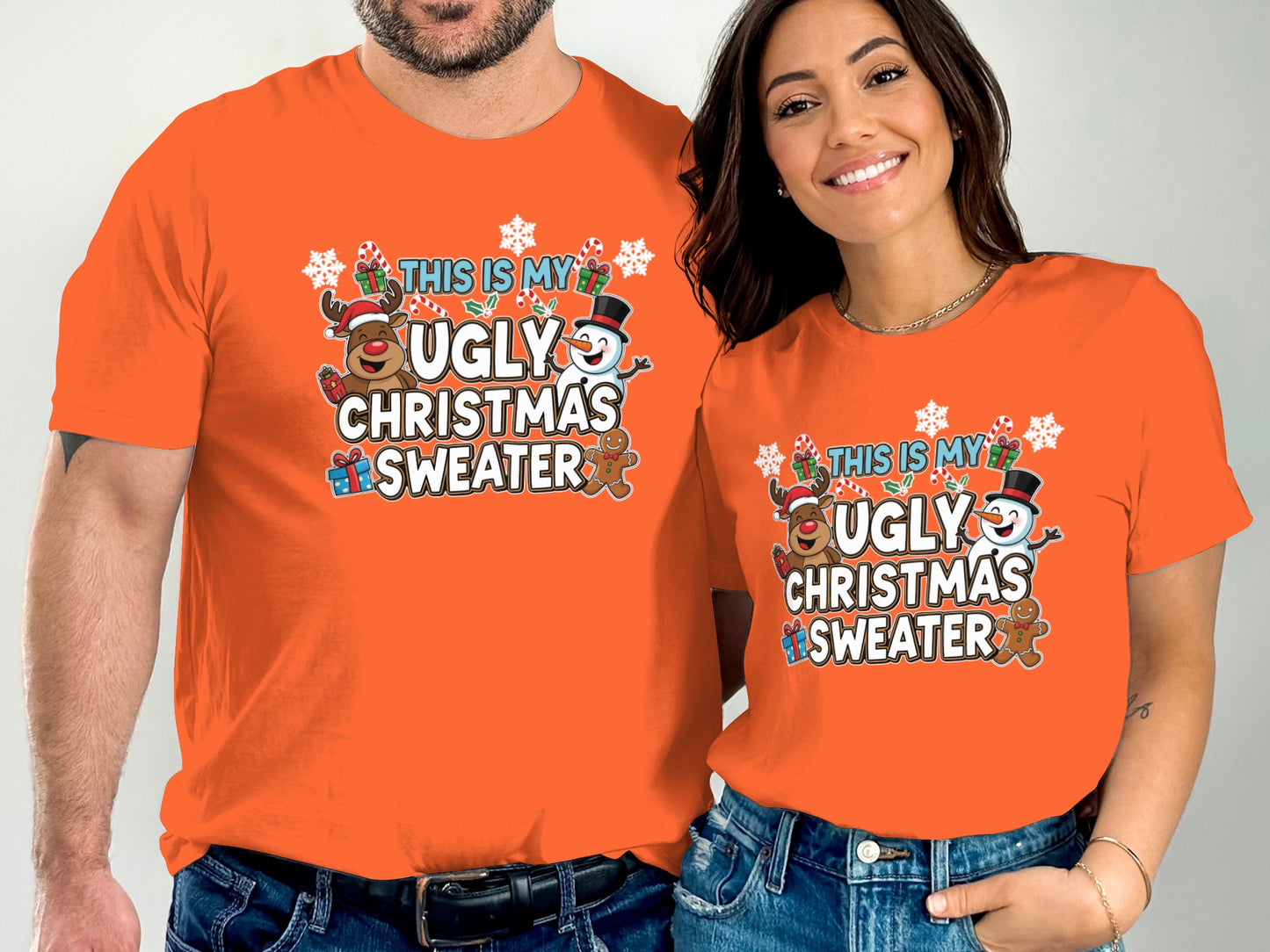 This Is My Ugly Christmas Sweater Cute Couples Design