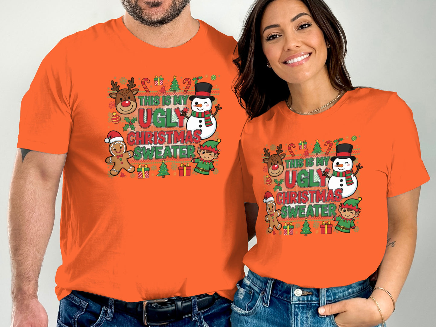 This Is My Ugly Christmas Sweater Design T-Shirt