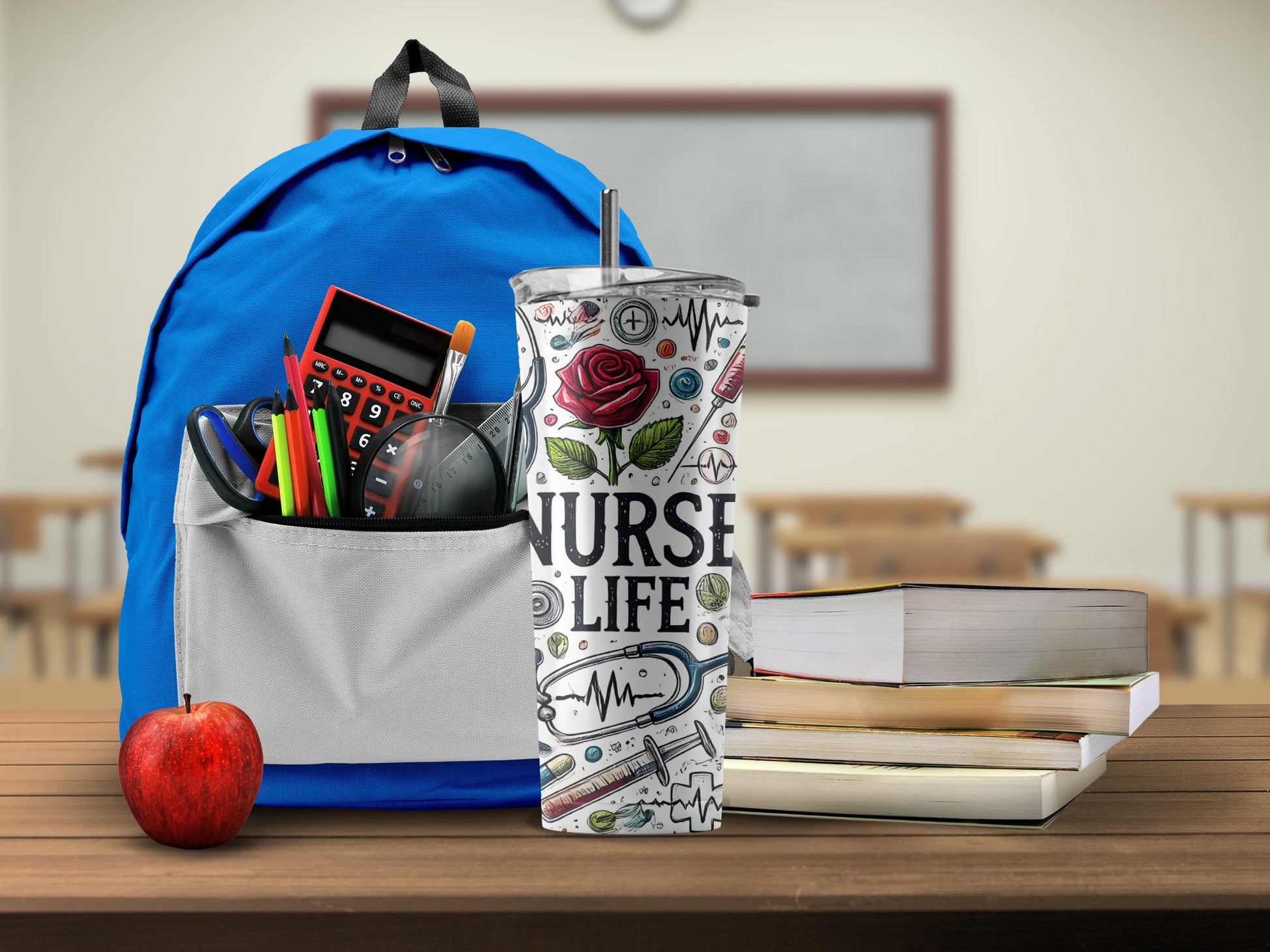 Nurse Life Design Insulated Tumbler Cup product type