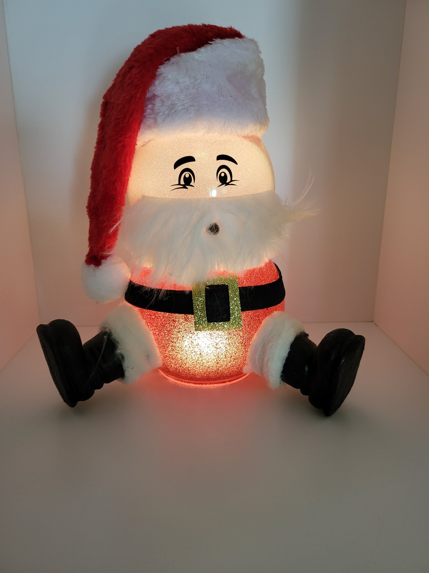 Upside Down Santa, Holiday Decor, Quirky Santa, Festive Handmade Products, Christmas Ornament, Unique Gift Idea, Handmade Decorations