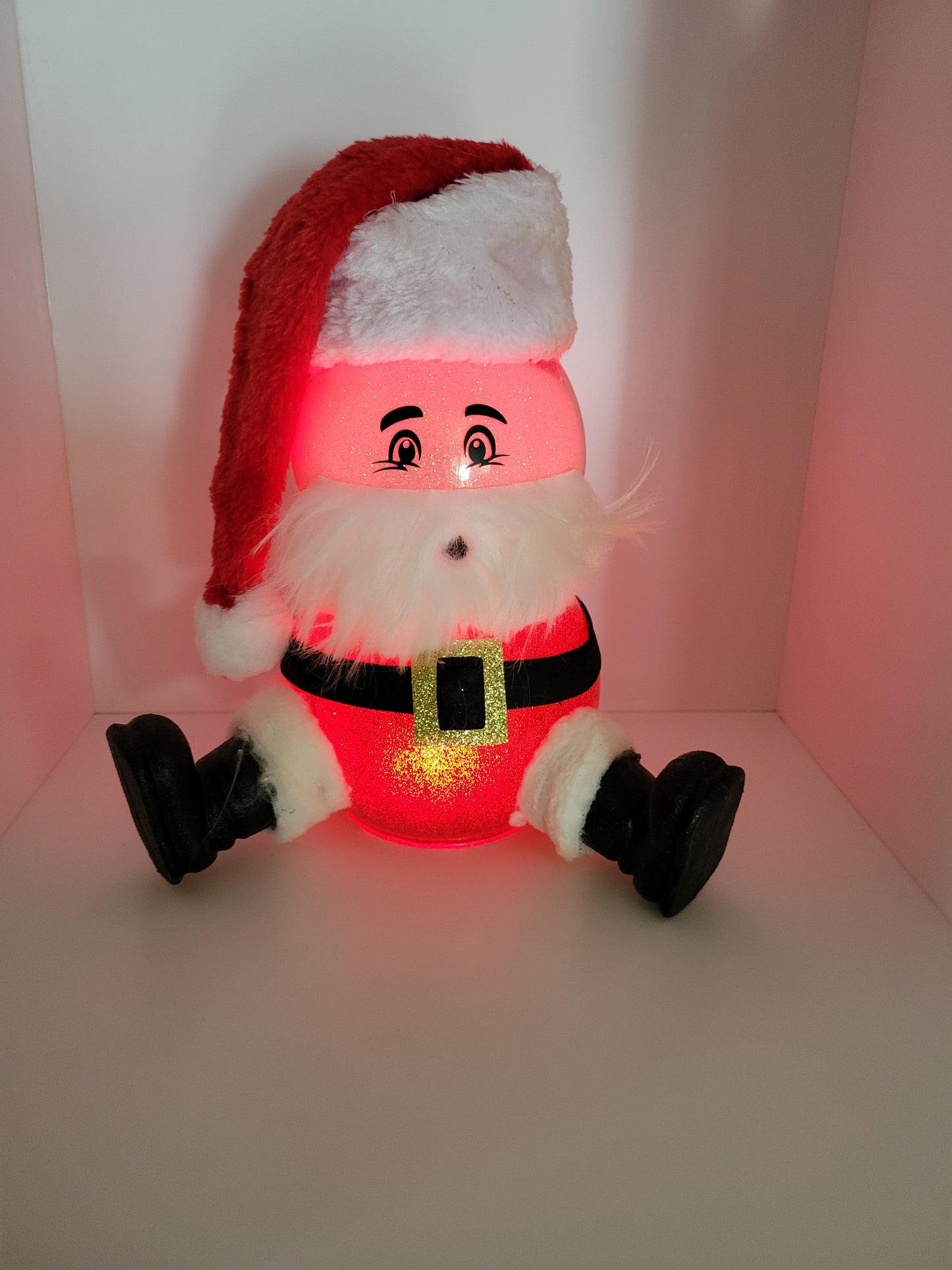 Upside Down Santa, Holiday Decor, Quirky Santa, Festive Handmade Products, Christmas Ornament, Unique Gift Idea, Handmade Decorations