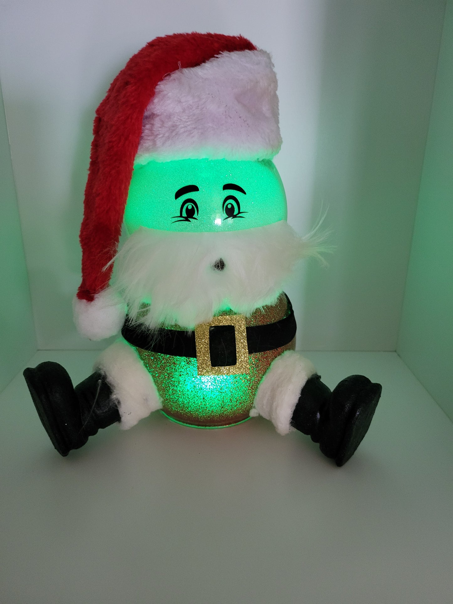 Upside Down Santa, Holiday Decor, Quirky Santa, Festive Handmade Products, Christmas Ornament, Unique Gift Idea, Handmade Decorations