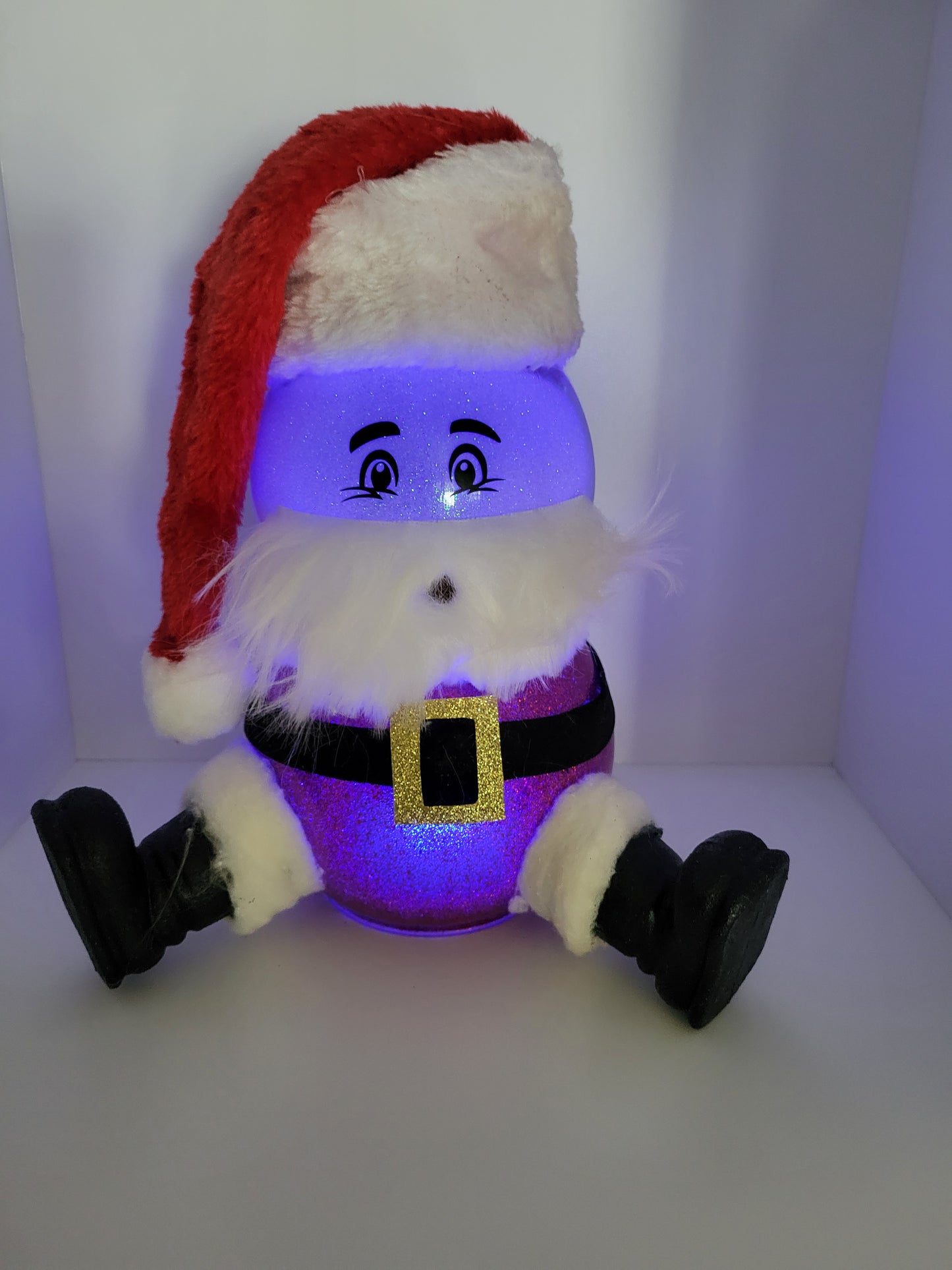 Upside Down Santa, Holiday Decor, Quirky Santa, Festive Handmade Products, Christmas Ornament, Unique Gift Idea, Handmade Decorations