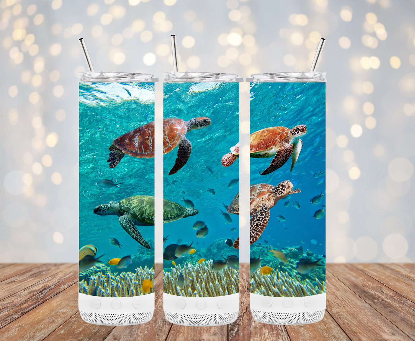 Ocean Turtle Tumbler Water Beverages Holder product type