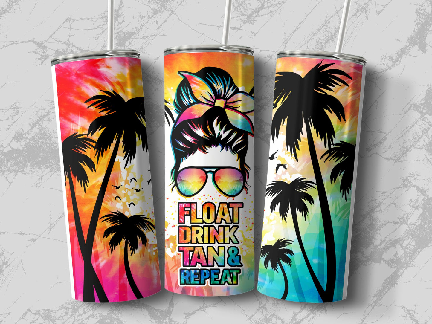 Float Drink Tan & Repeat Tumbler