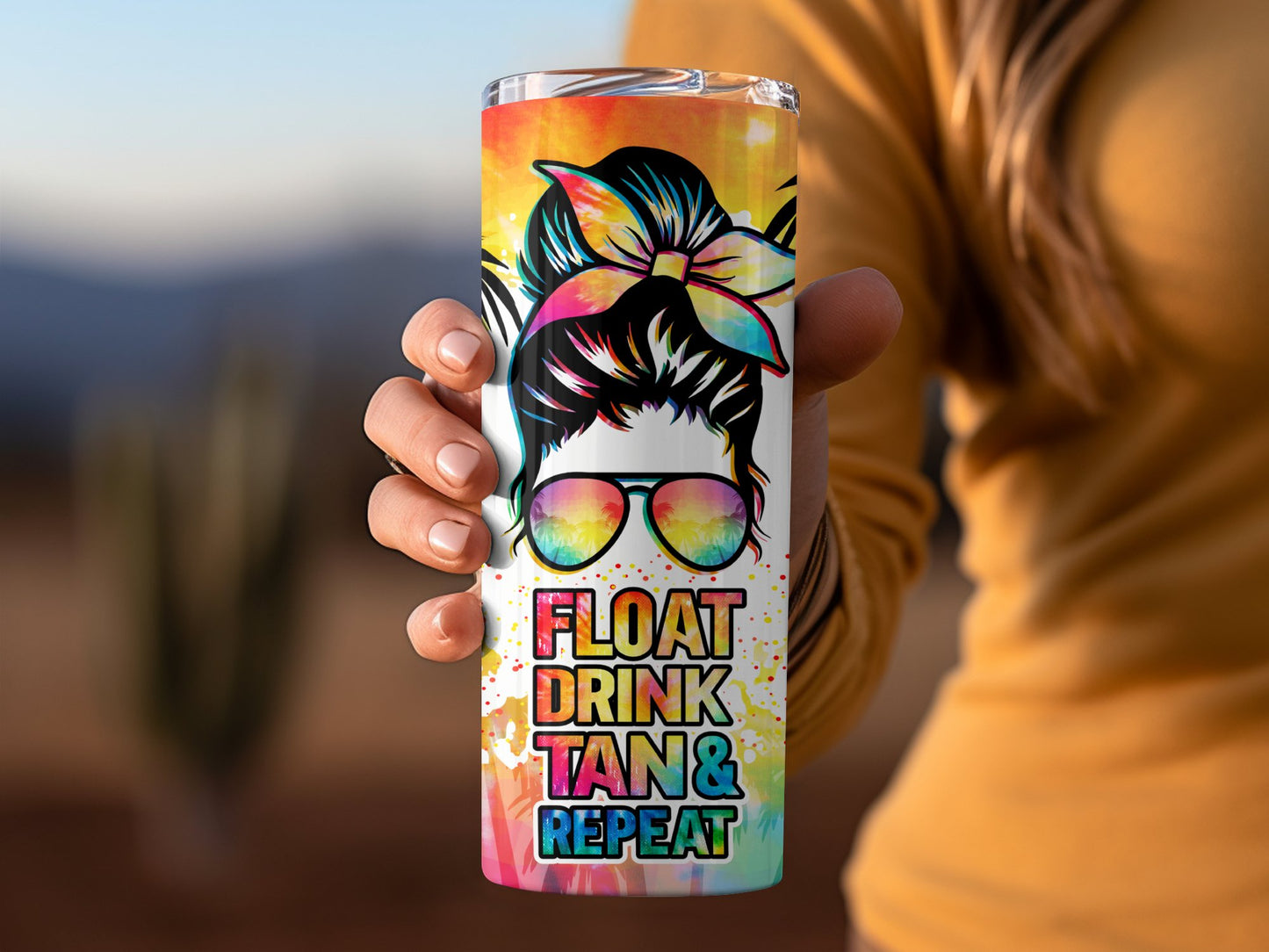 Float Drink Tan & Repeat Tumbler