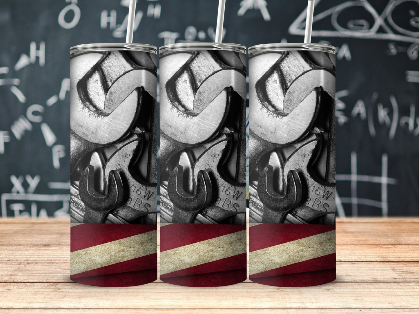 Patriotic American Flag and Ripped Paper (4th July Tumblers) 8371292