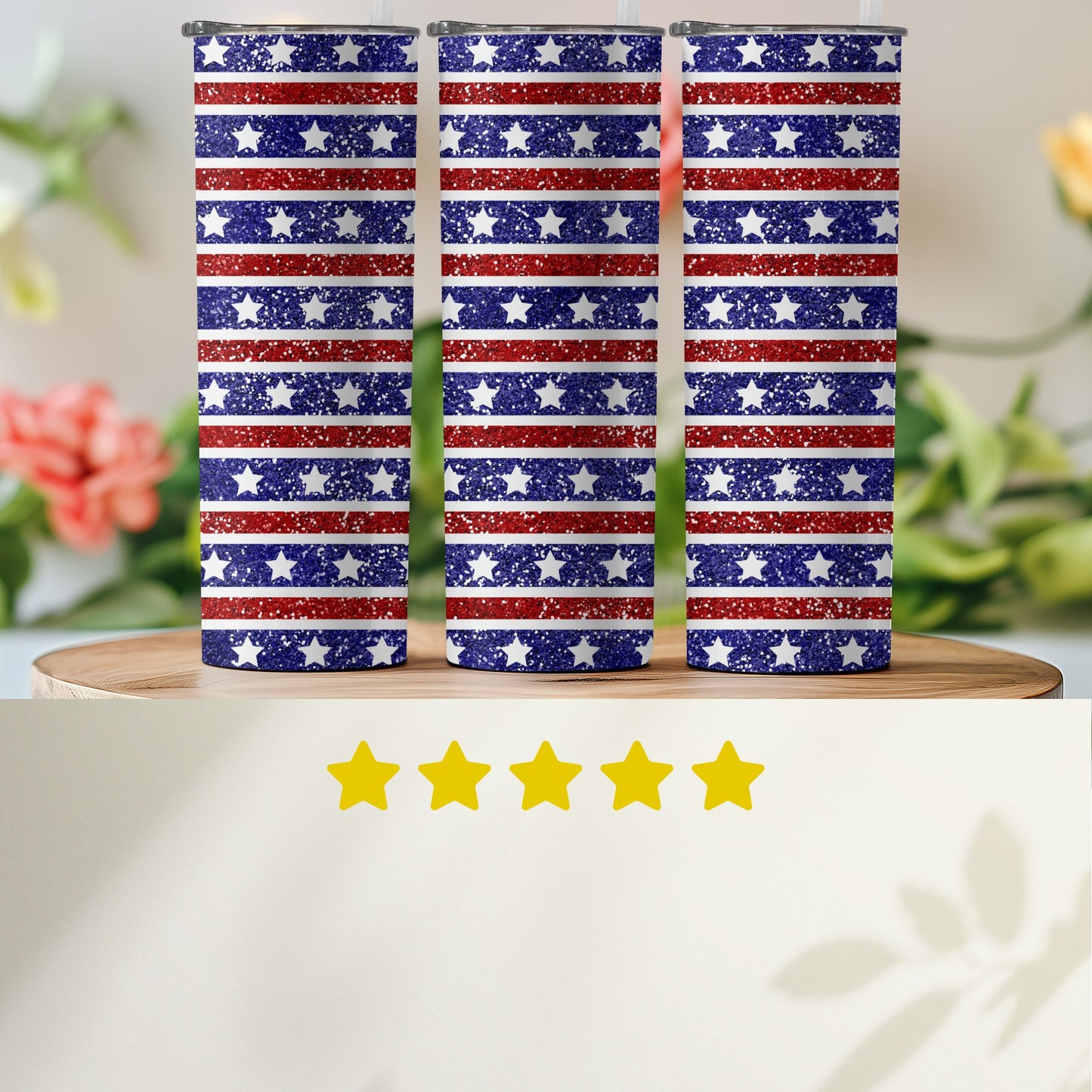 Patriotic American Flag Star Stripe (4th July Tumblers) 8371296