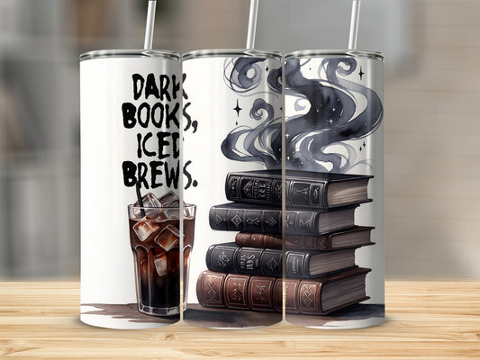 Dark Books Iced Brews Books and Beverages Tumbler product